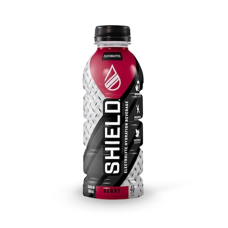 Sword Performance Shield Electrolyte Hydration, Ready to Drink Bottle, Berry, PK12 G400494024